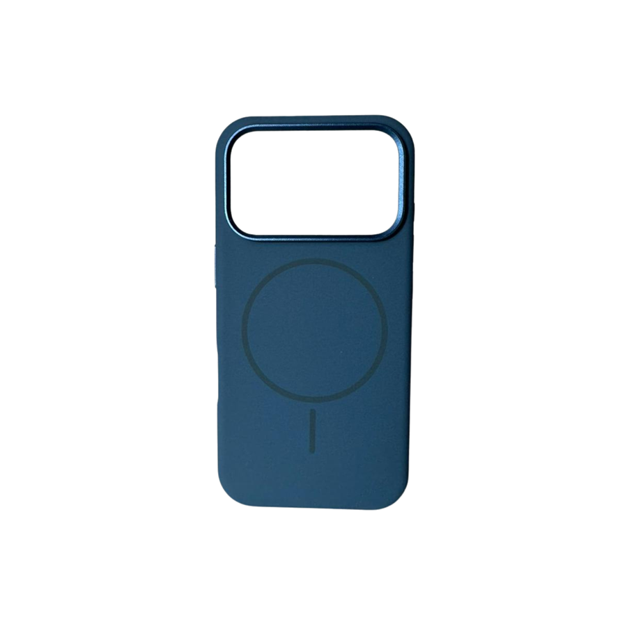 iPhone 17 Pro Original Blue Silicone MagSafe Case – Premium Soft Touch Shockproof Cover