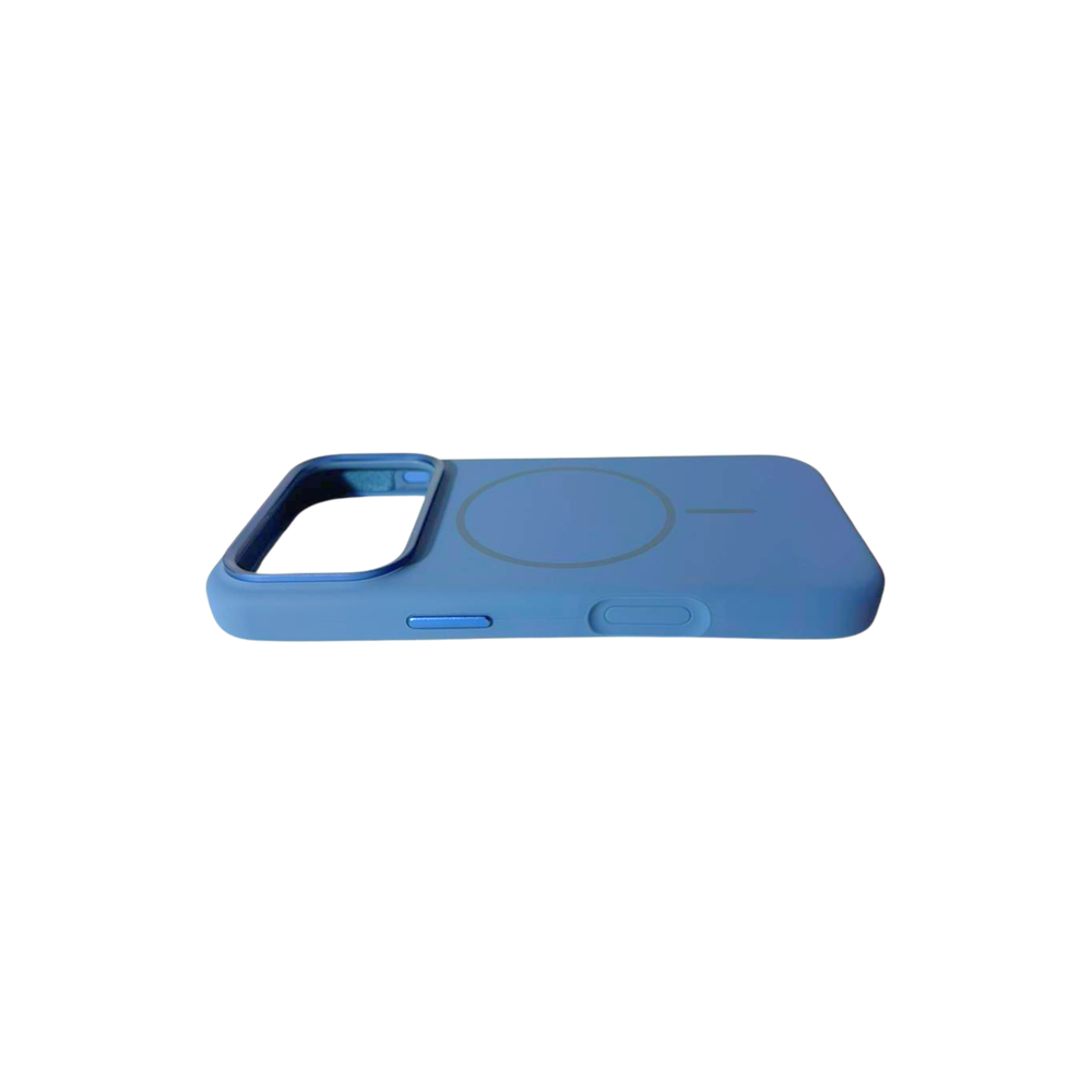 iPhone 17 Pro Original Blue Silicone MagSafe Case – Premium Soft Touch Shockproof Cover