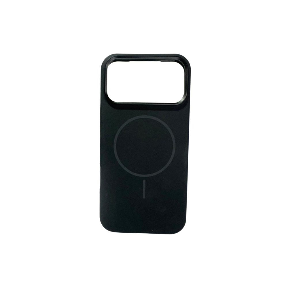 iPhone 17 Pro Max Premium Black Silicone MagSafe Case | Soft Touch Shockproof Slim Cover
