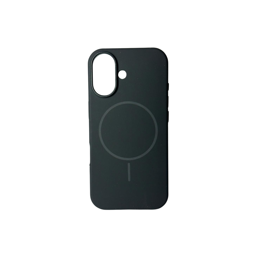 iPhone 17 Original Black Silicone MagSafe Case – Premium Soft Touch Shockproof Cover