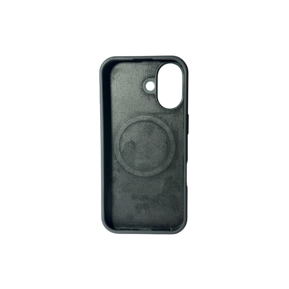 iPhone 17 Original Black Silicone MagSafe Case – Premium Soft Touch Shockproof Cover