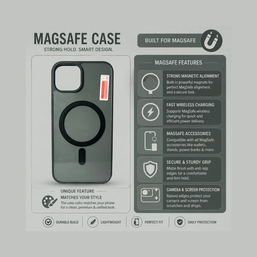 Apple iPhone 15 Plus | Premium TPU MagSafe Case