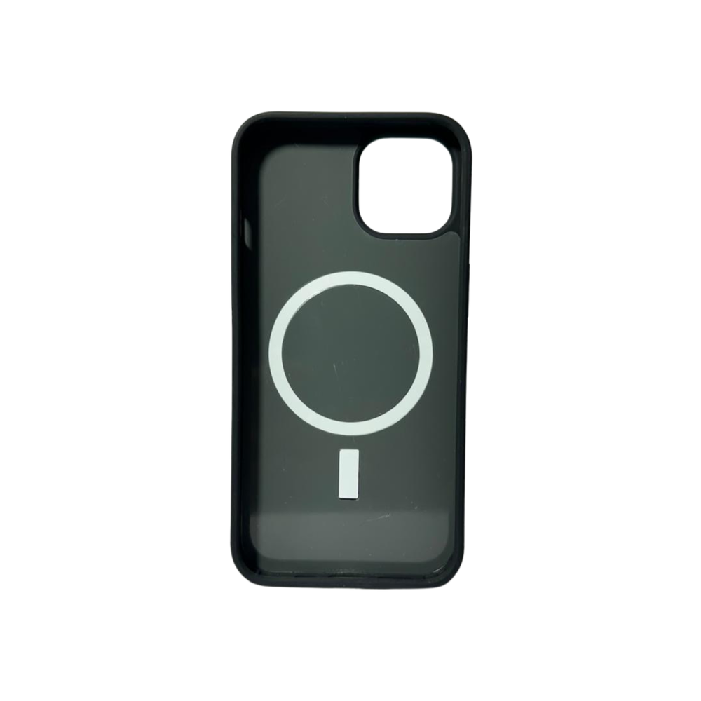 Iphone 14 Black Mobile Cover Black MagSafe TPU Case for iPhone 14 | Shockproof | Camera Protection | Slim Matte Finish