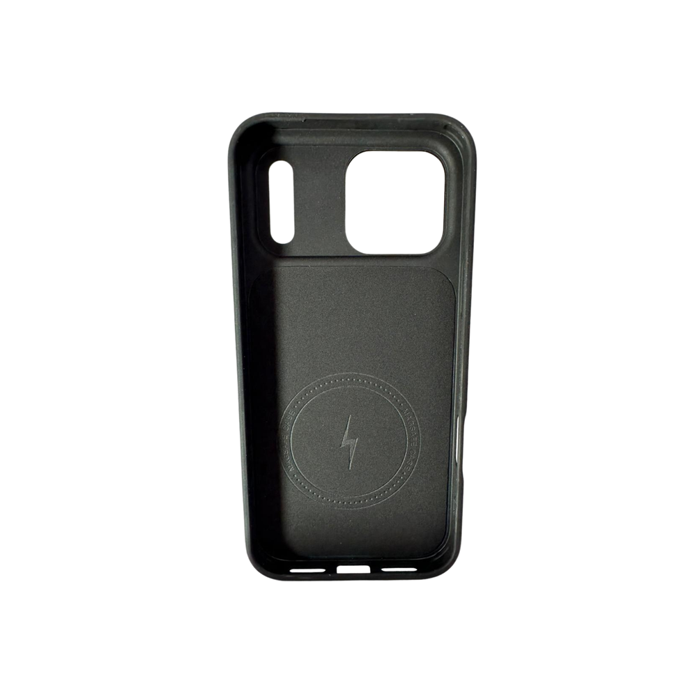 iPhone  17 Pro Premium Black Leather MagSafe Case – Luxury Camera Shield Cover