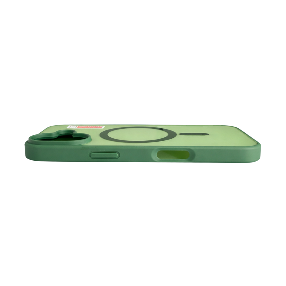 Iphone 17 Mobile Back Cover Premium Green MagSafe TPU Case | Shockproof | Camera Protection