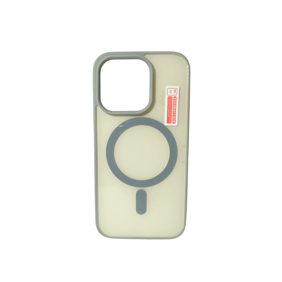Iphone 14 pro MagSafe Frosted Transparent Case – Shockproof Slim Cover with Strong Magnetic Ring