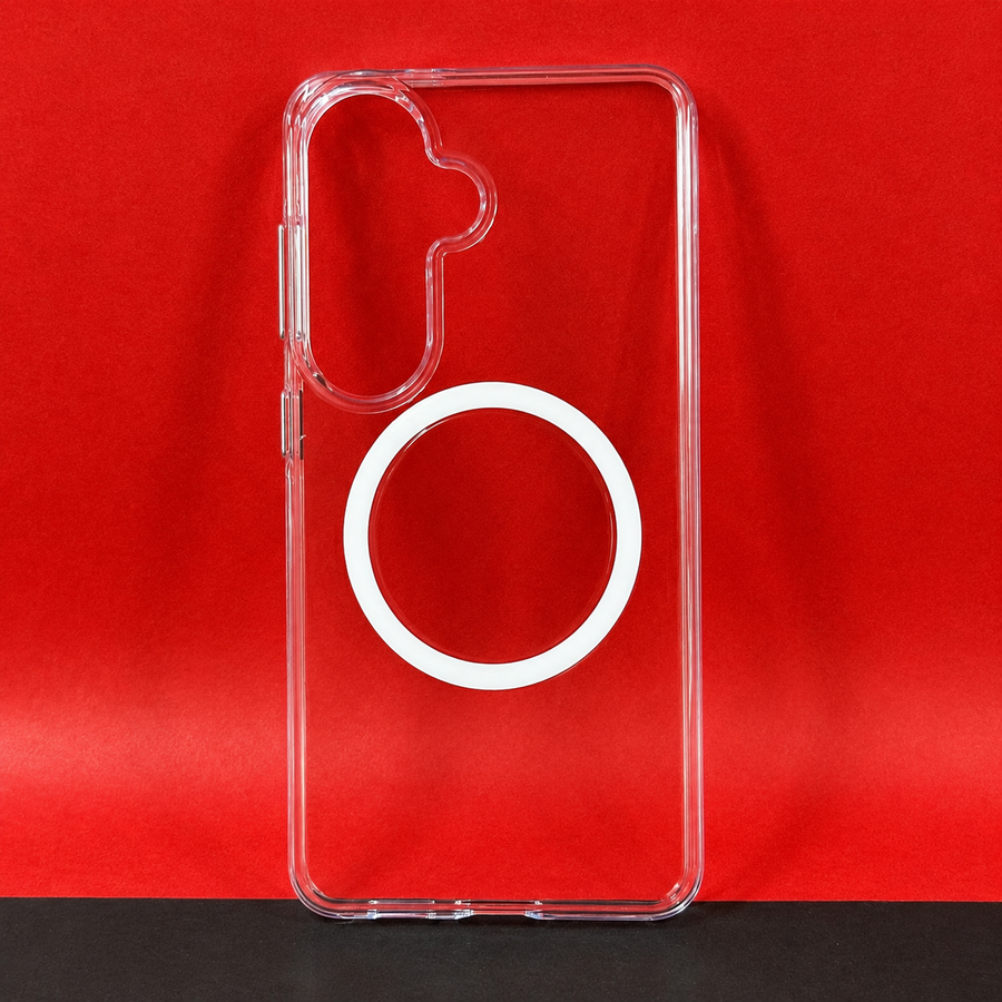 Samsung S26 Transparent Back Cover | Lifetime Anti-Yellow Guarantee | Shockproof Clear Case