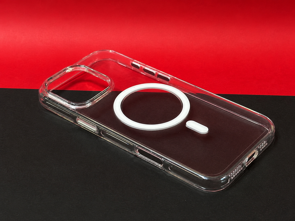 iPhone 16 MagSafe Transparent Back Cover | Lifetime Anti-Yellow Guarantee | Shockproof Clear Case