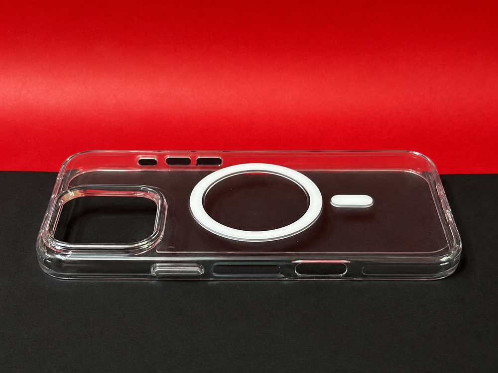 iPhone 16 MagSafe Transparent Back Cover | Lifetime Anti-Yellow Guarantee | Shockproof Clear Case