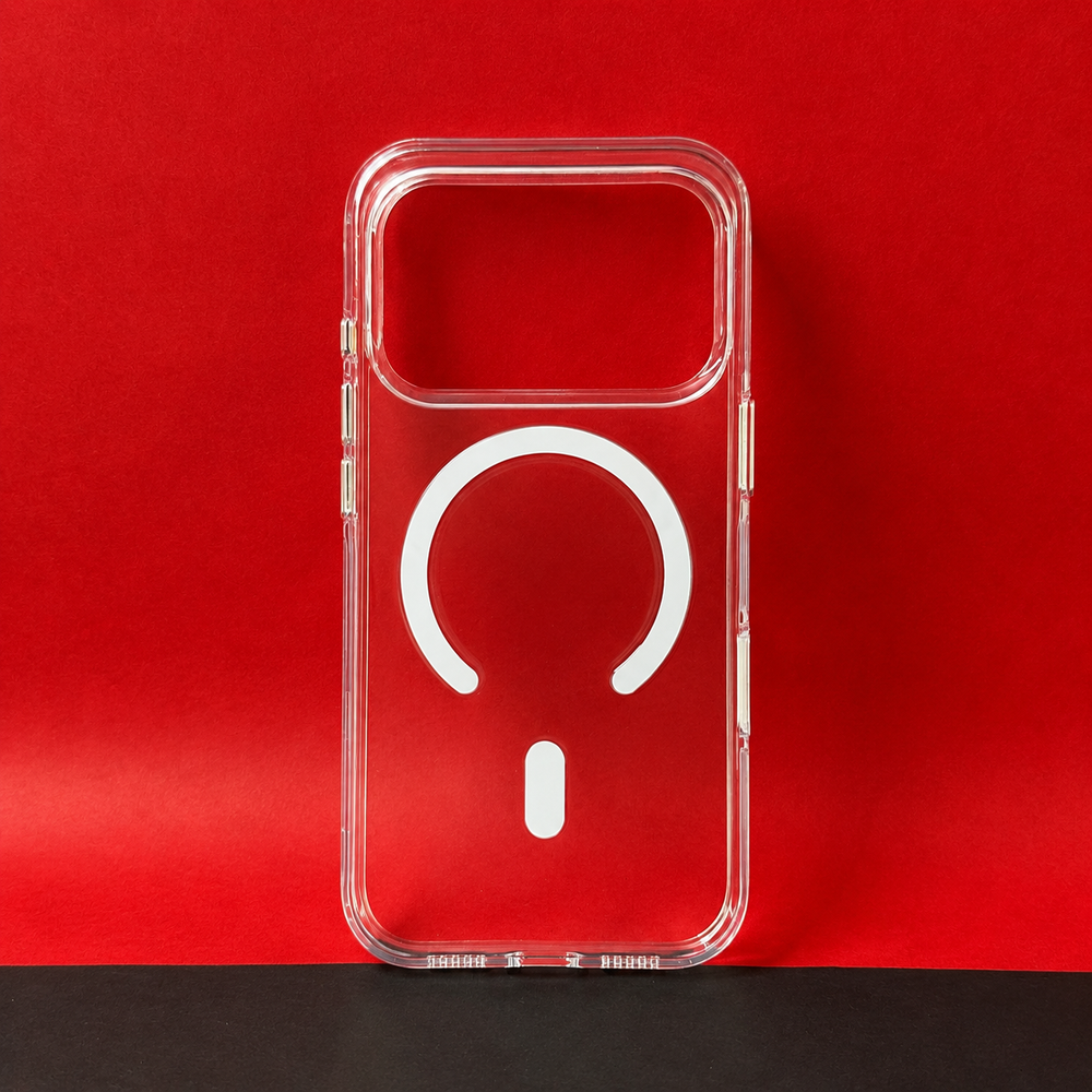 iPhone 17 Pro Max MagSafe Transparent Back Cover | Lifetime Anti-Yellow Guarantee | Shockproof Clear Case