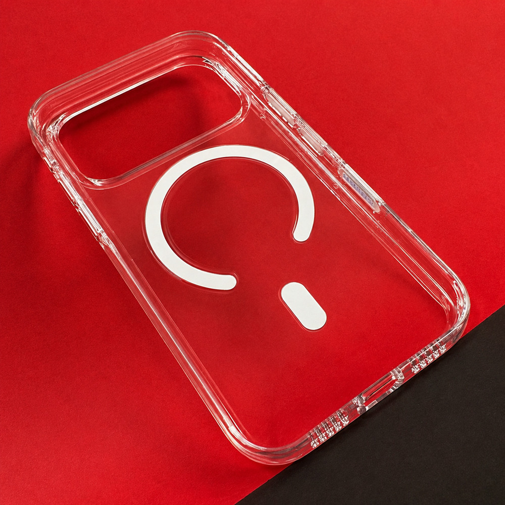iPhone 17 Pro Max MagSafe Transparent Back Cover | Lifetime Anti-Yellow Guarantee | Shockproof Clear Case