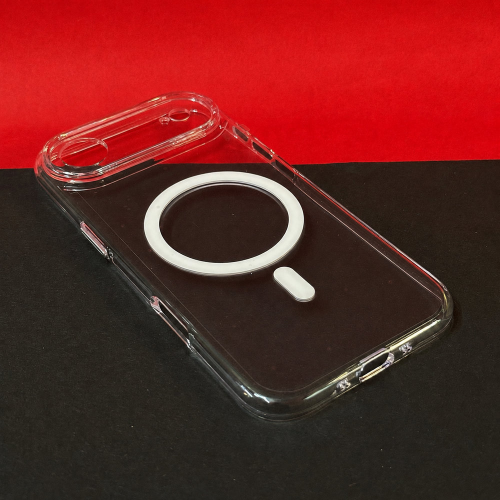 iPhone 17 Air MagSafe Transparent Back Cover | Lifetime Anti-Yellow Guarantee | Shockproof Clear Case