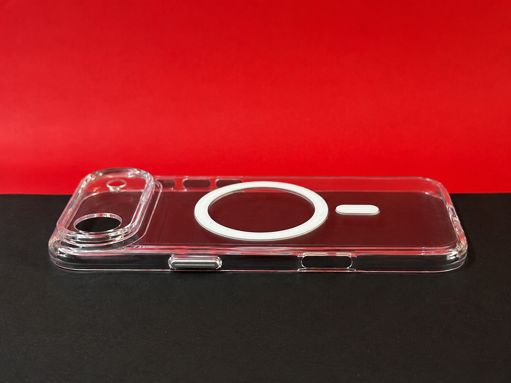 iPhone 17 Air MagSafe Transparent Back Cover | Lifetime Anti-Yellow Guarantee | Shockproof Clear Case