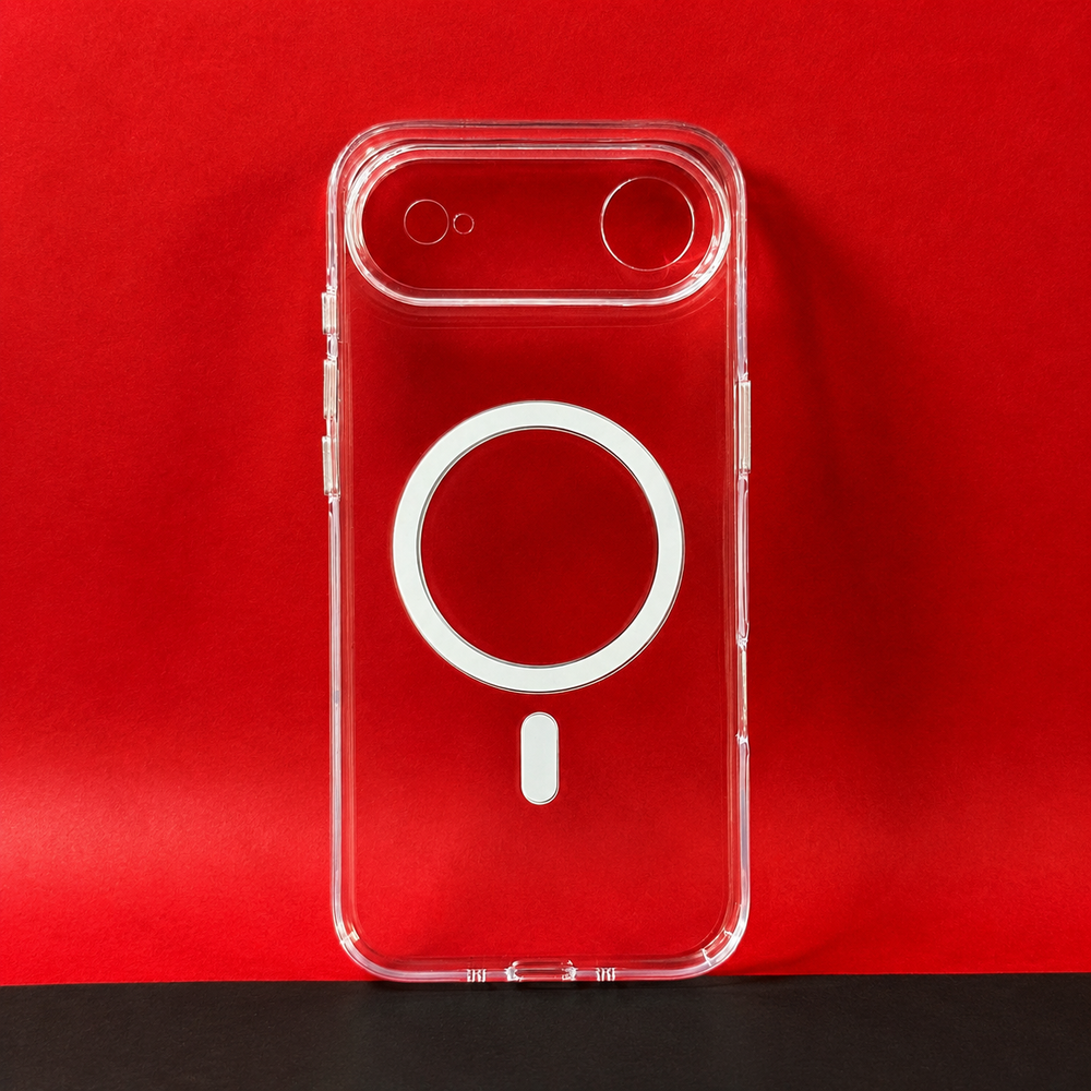 iPhone 17 Air MagSafe Transparent Back Cover | Lifetime Anti-Yellow Guarantee | Shockproof Clear Case