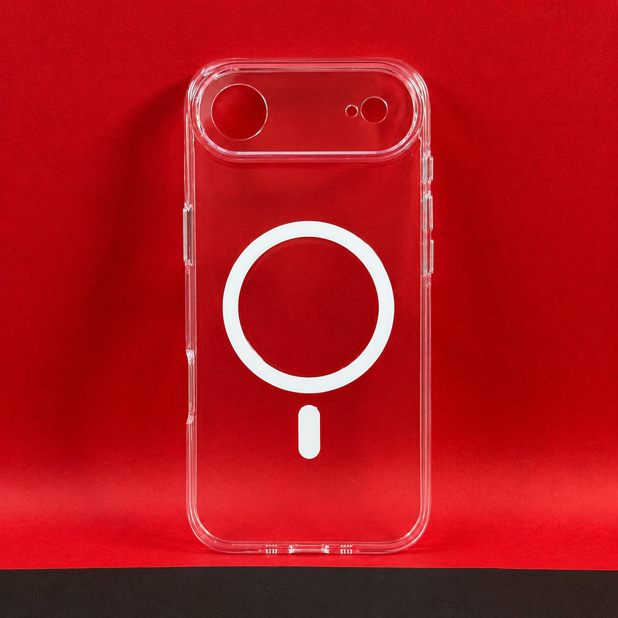 iPhone 17 Air MagSafe Transparent Back Cover | Lifetime Anti-Yellow Guarantee | Shockproof Clear Case