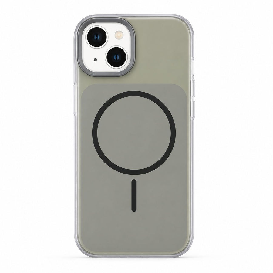 iPhone 15 Dual Shade Frosted MagSafe Back Cover | Shockproof Slim Matte Case